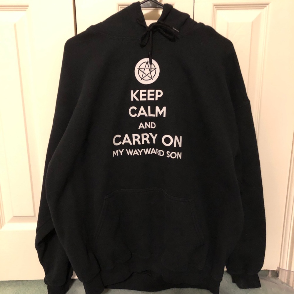Supernatural Themed “Keep Calm” Sweatshirt